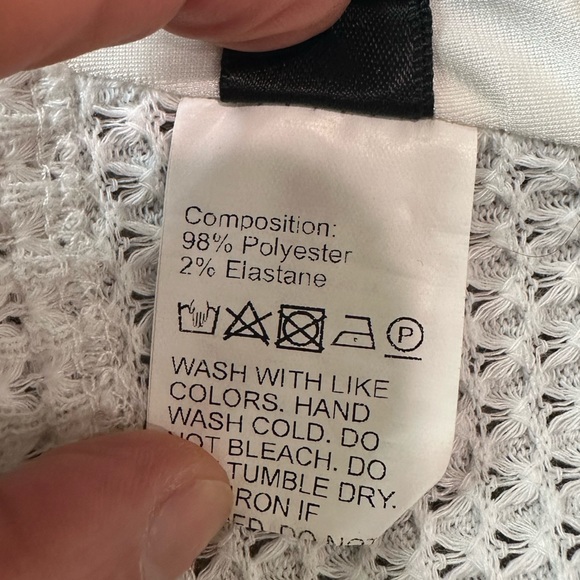 Bundle of 2 SHEIN Black Halter Crop Bra Top and White Tube Bra Top Size Small - Picture 2 of 12